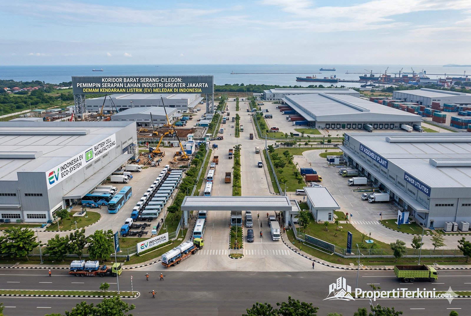 industri-kendaraan-listrik-indonesia-serang-cilegon-pimpin-serapan-lahan lahan industri Serang-Cilegon