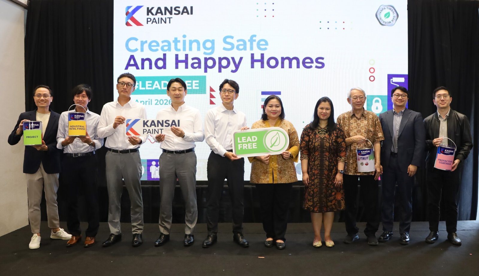 komitmen cat bebas timbal Kansai Paint