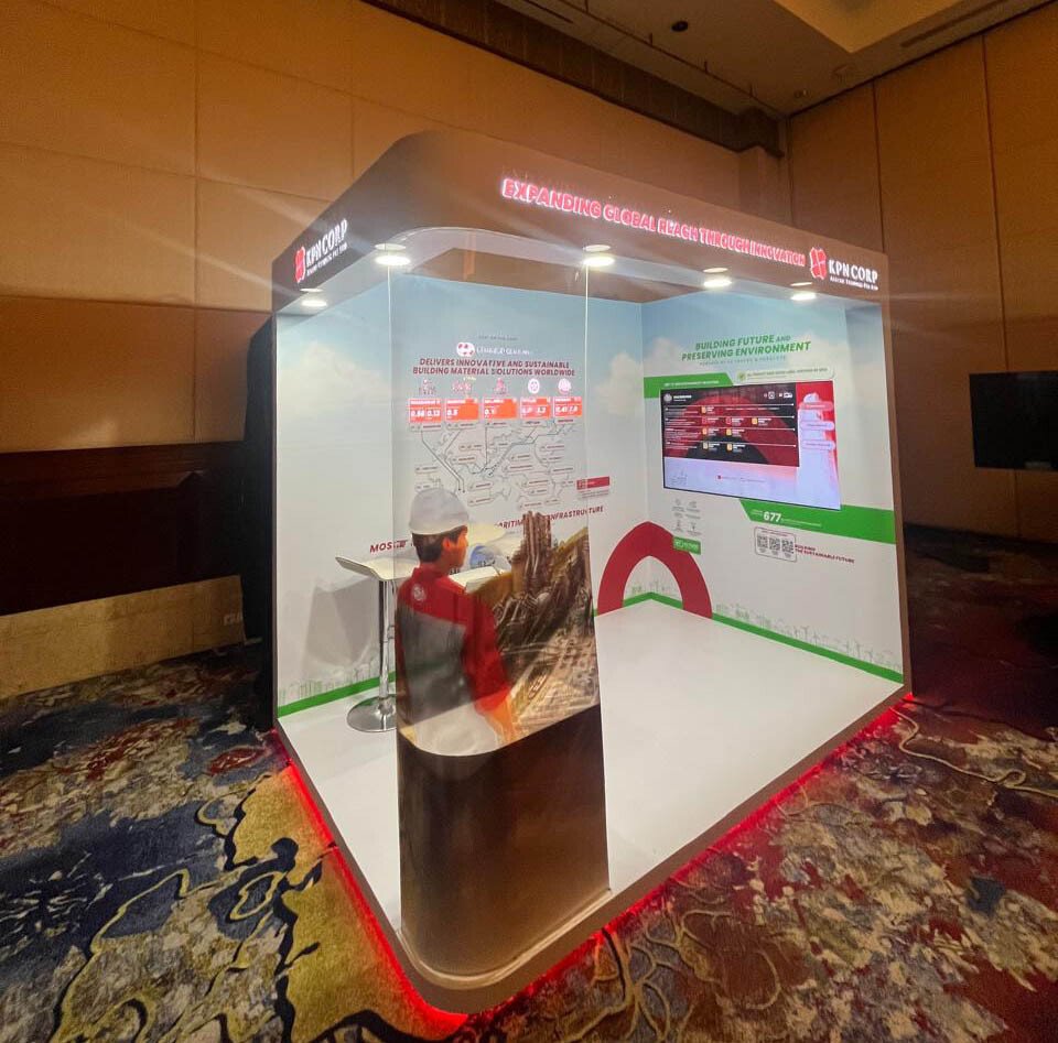 booth Cemindo Gemilang dengan brand Semen Merah Putih