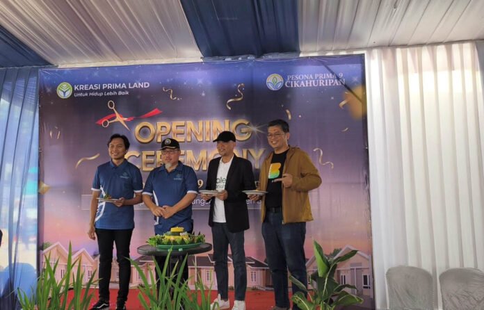 Pesona Prima 9 Cikahuripan saat opening ceremony rumah subsidi syariah di Cileungsi oleh Kreasi Prima Land
