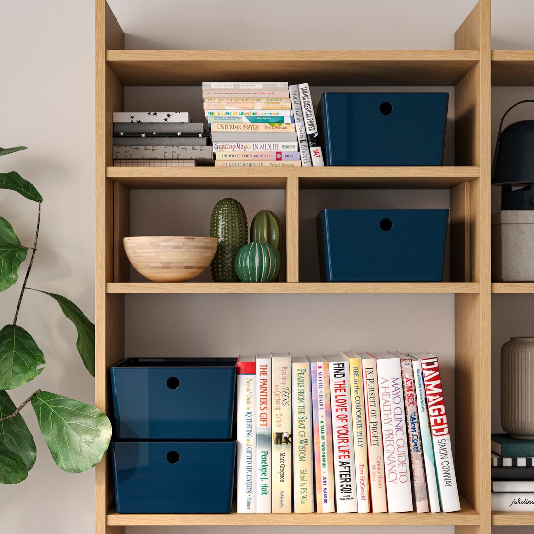 Kotak penyimpanan KUGGIS dari IKEA