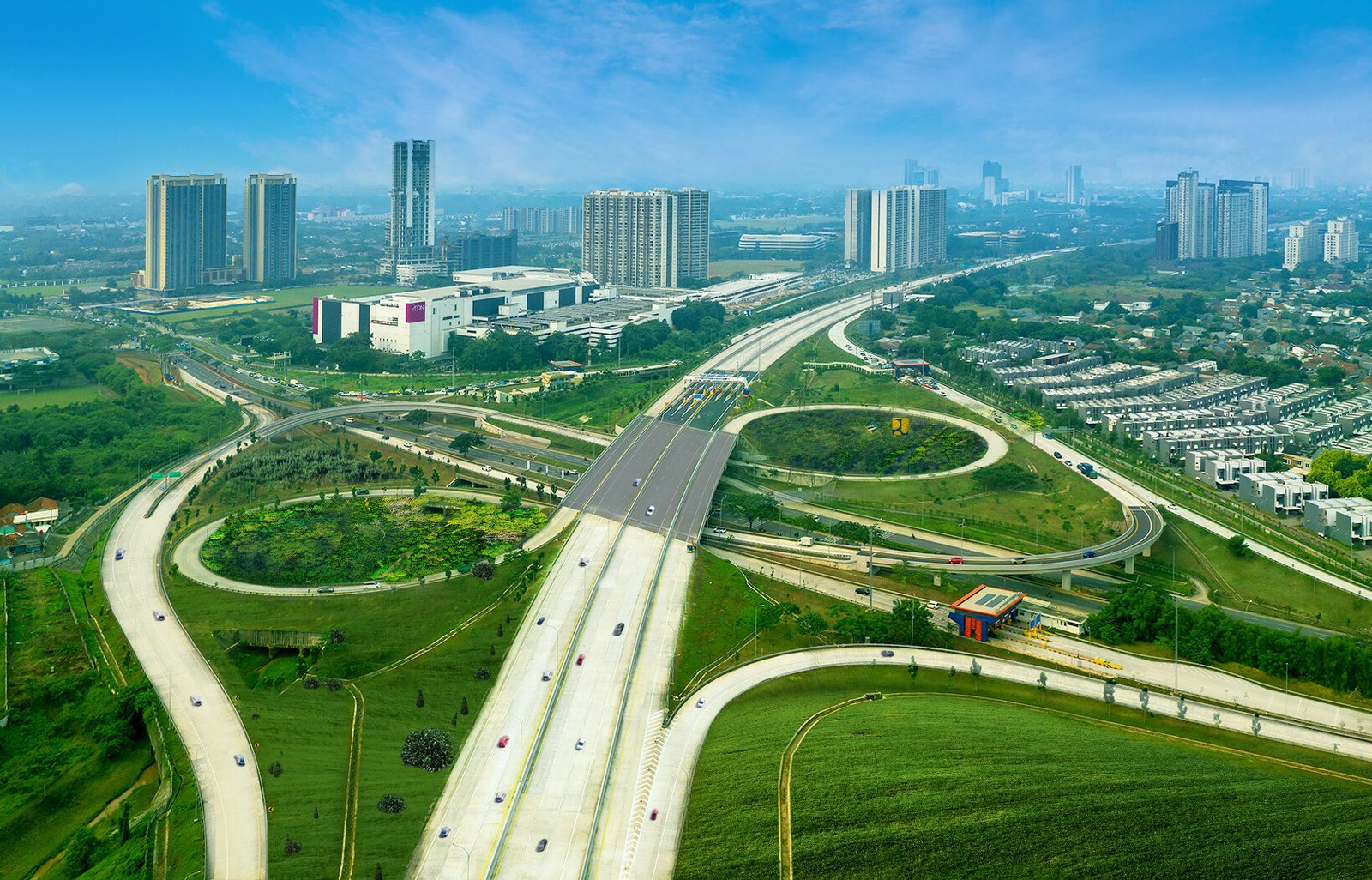 Kawasan BSD City dengan infrastruktur digital