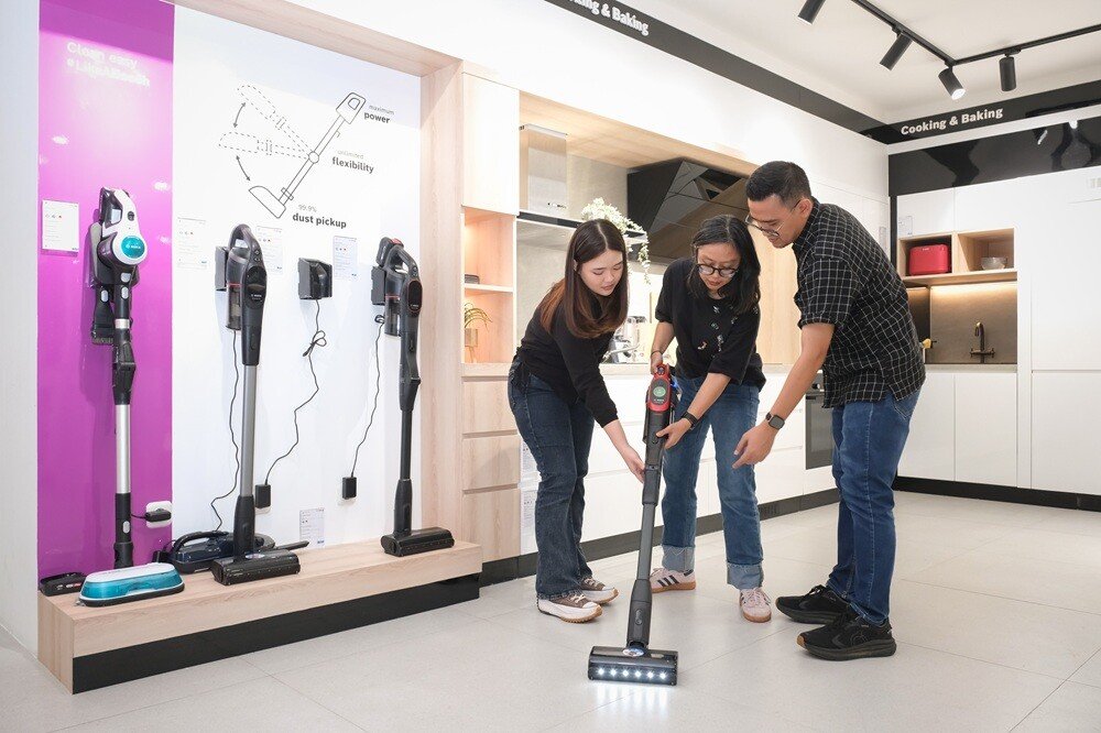 produk rumah tangga pintar di Bosch Home Experience Center