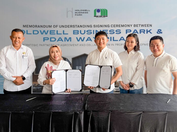 infrastruktur-air-bersih-terintegrasi-holdwell-business-park-lampung air bersih Holdwell Business Park
