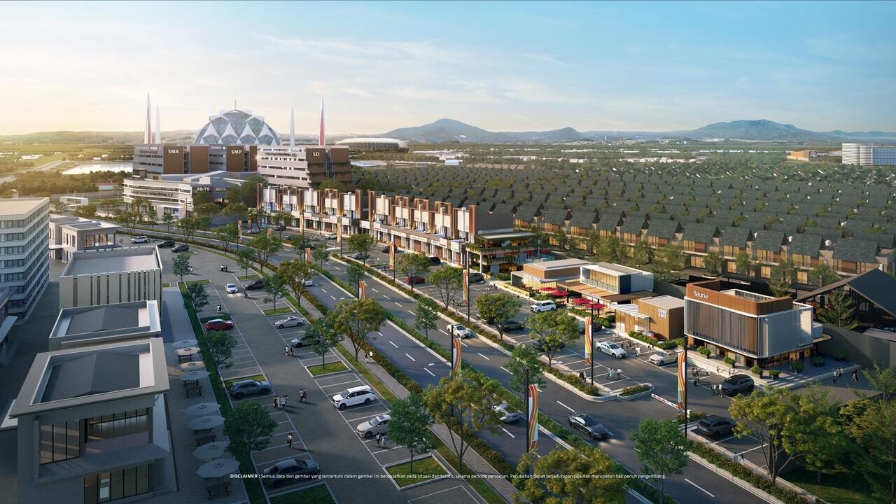 kawasan komersial Diamond Commercial dan Diamonade Summarecon Bandung