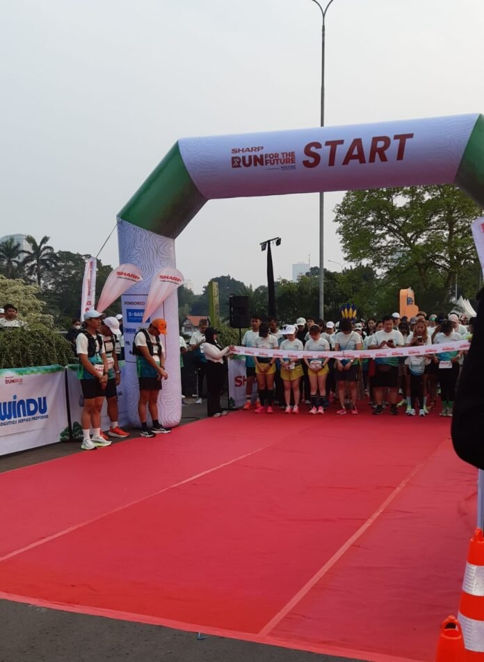 Run for the Future, Sharp Indonesia, Tanam 600 Pohon.