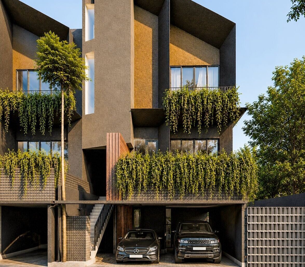 Fasad rumah premium SOLEA Lebak Bulus karya PT Pudjiadi Prestige Tbk