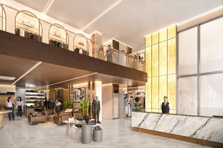 Interior lobby Victoria Business Loft di Paramount Gading Serpong
