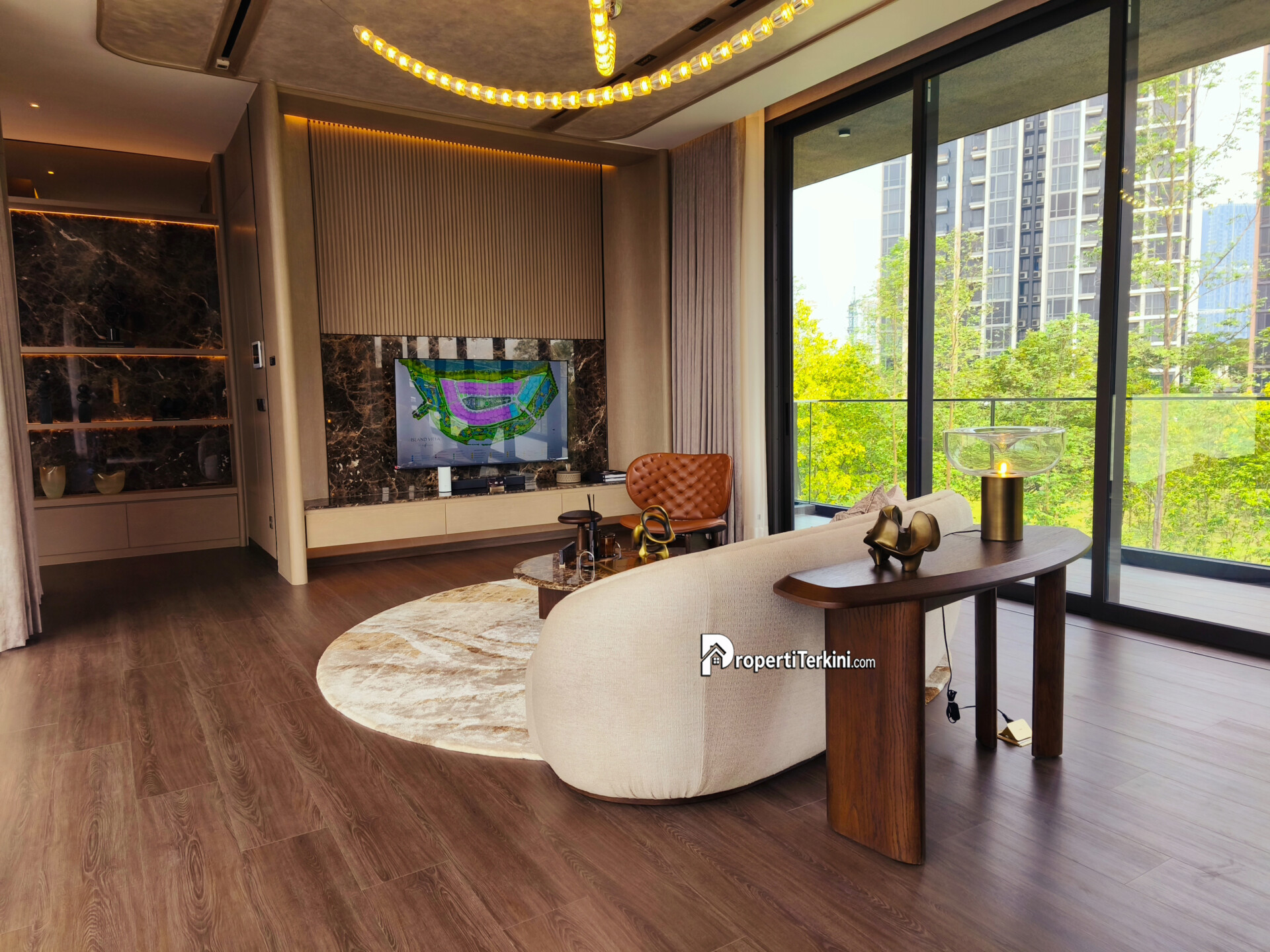 Interior rumah mewah di Indonesia