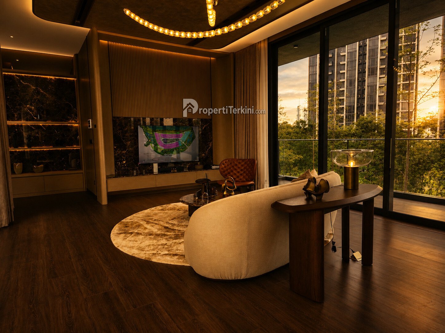 Family room Island Villa NavaPark BSD City