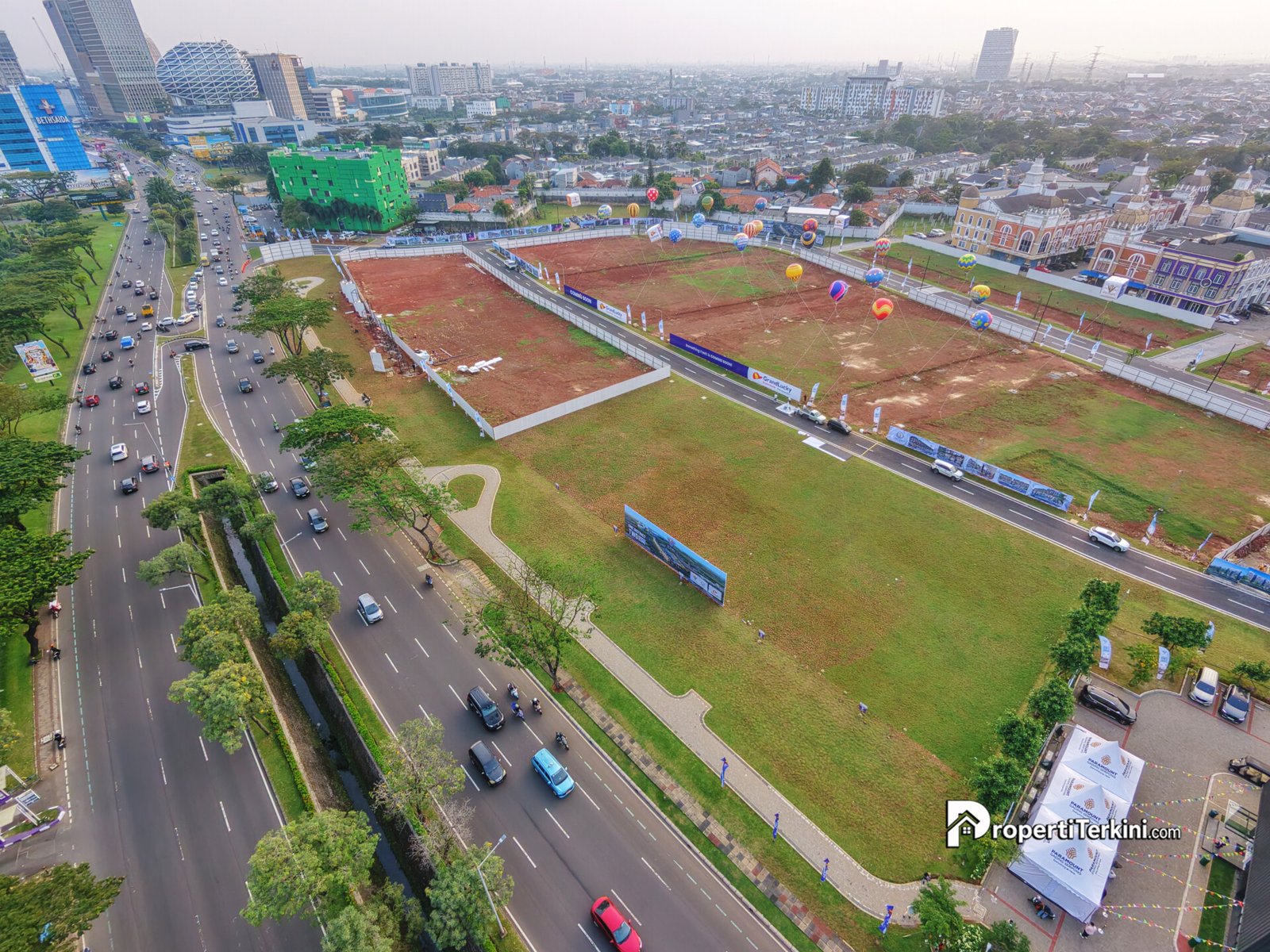 lokasi Victoria Central District di Paramount Gading Serpong