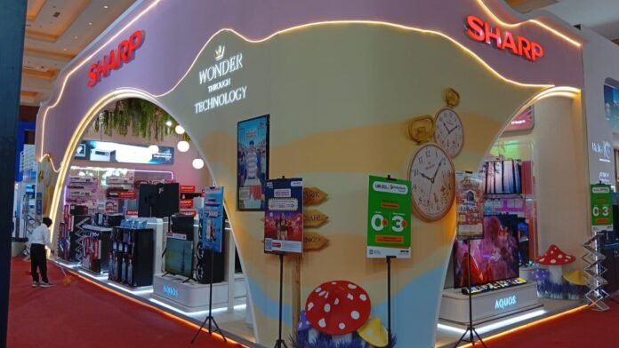 sharp-jakarta-fair-2026-booth-hall-d2-no-74 Booth Sharp Jakarta Fair 2026