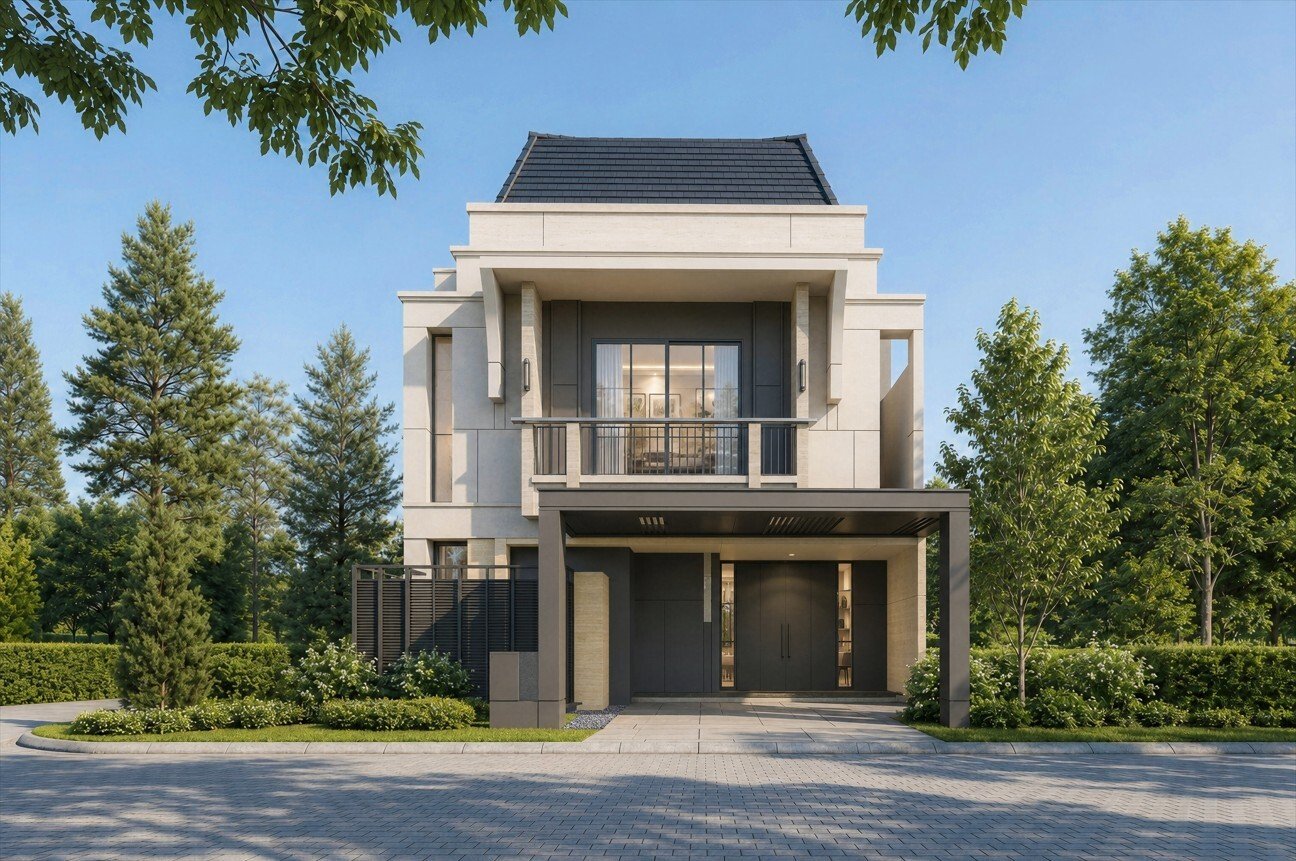 Fasad Klaster Monard di The Armont Residences BSD City
