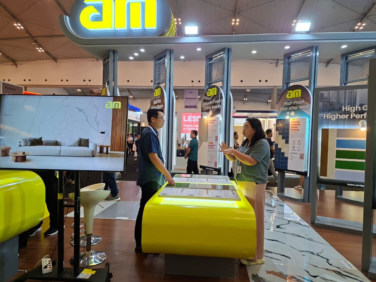 booth AM Mortar IndoBuildTech 2026