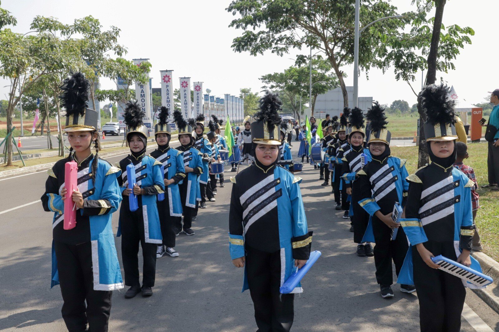 Peserta Marching Band Competition Paramount Petals 2026