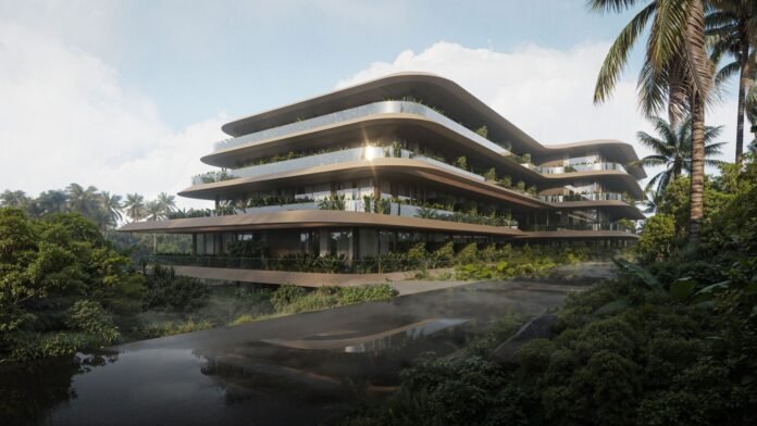 luna-residences-hunian-panorama-laut-bali Render Luna Residences di Nuanu Creative City, Bali