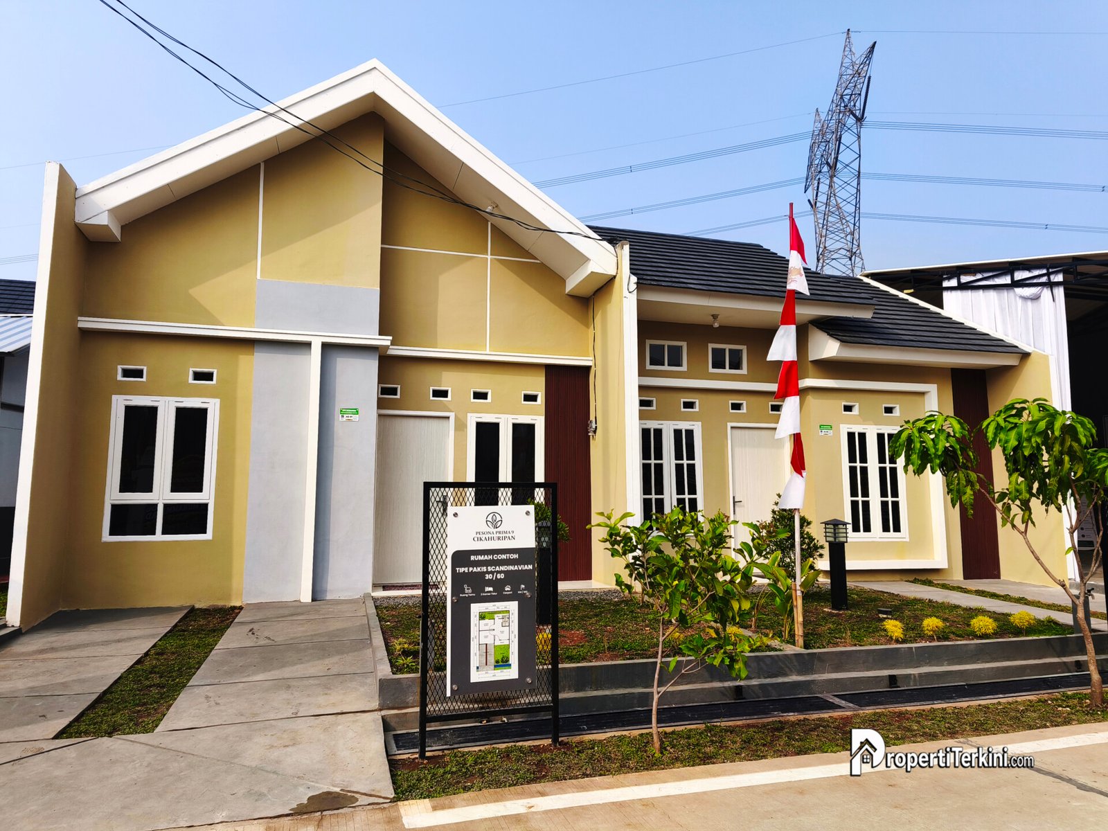 Rumah contoh tipe Premium Scandinavian Pesona Prima 9 Cikahuripan
