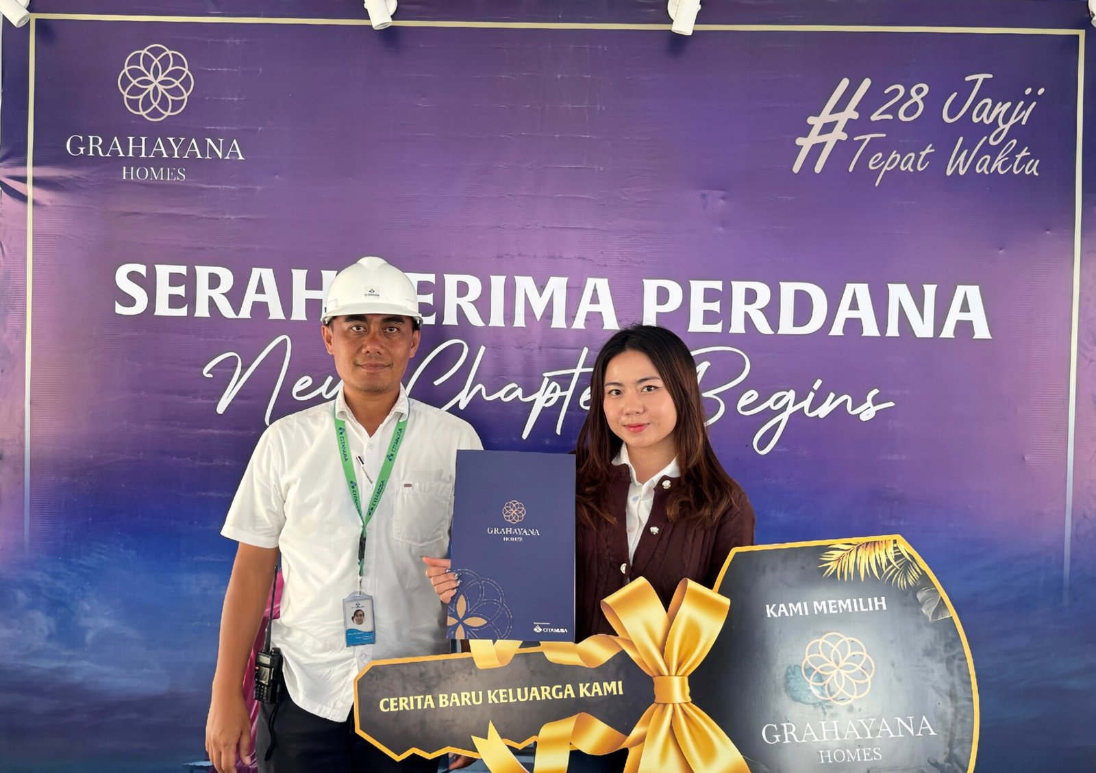 Grahayana Homes melakukan serah terima perdana tepat waktu kepada konsumen di Karawang