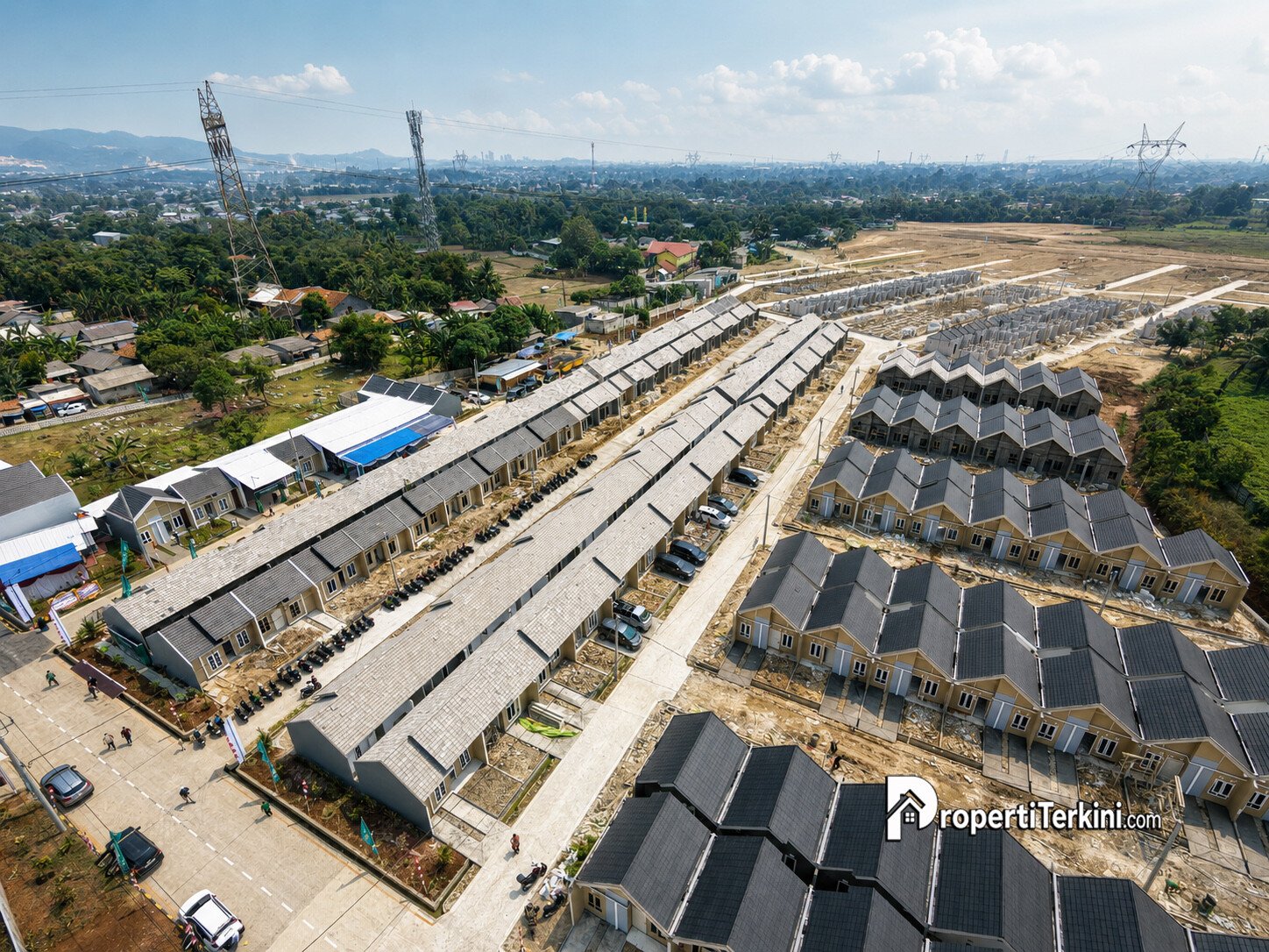 Kawasan perumahan Pesona Prima 9 Cikahuripan di Cileungsi Bogor