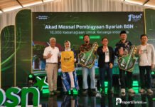 Akad massal rumah subsidi Pesona Prima 9 Cikahuripan bersama BSN