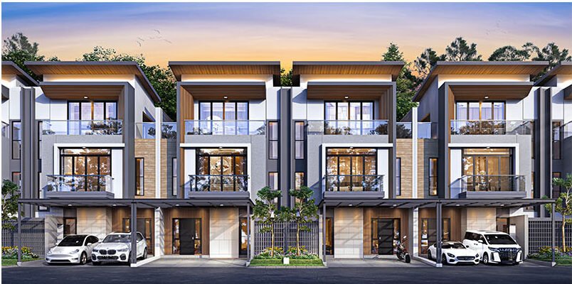 Rumah tipe Freiya seluas 192 m² di Elysian Residences, Paradise Resort City, Ciputat.
