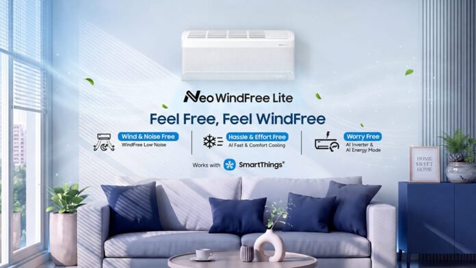 Samsung Neo WindFree Lite AC dengan teknologi WindFree untuk hunian
