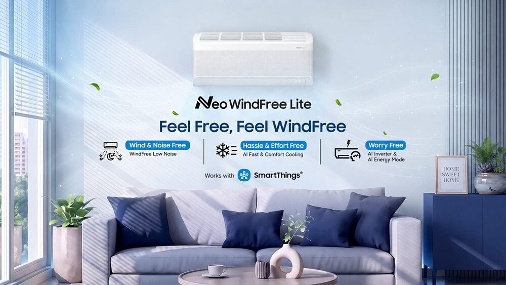 Samsung Neo WindFree Lite AC dengan teknologi WindFree untuk hunian