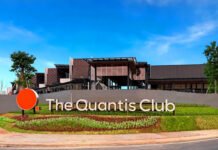 Area depan The Quantis Club yang menjadi lokasi fasilitas wellness KYZN di Grand Wisata Bekasi.