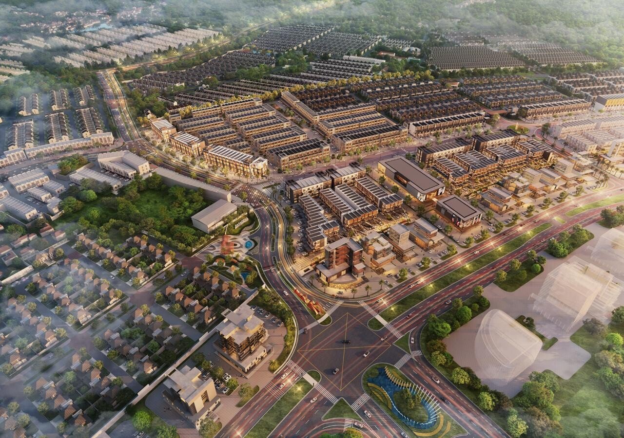 Masterplan kawasan terpadu Pasadena Central District seluas 40 hektare di Paramount Gading Serpong
