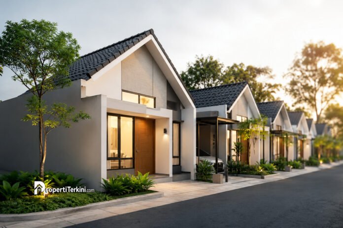 harga rumah kecil di kawasan hunian modern Indonesia