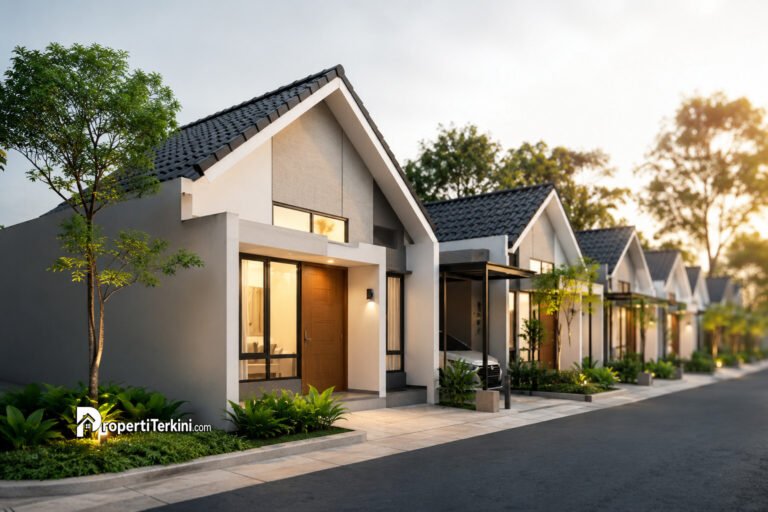 harga rumah kecil di kawasan hunian modern Indonesia