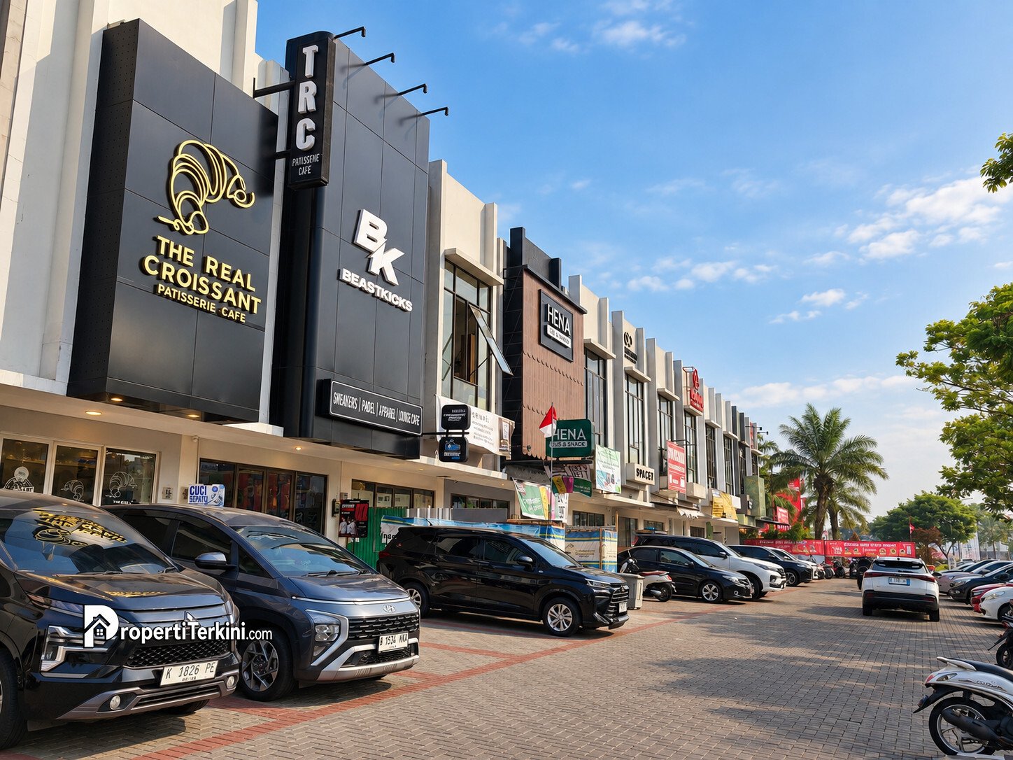 Deretan tenant di Grand Boulevard Aniva Gading Serpong