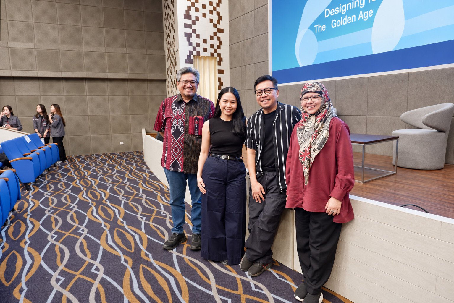 Para pembicara dan praktisi arsitektur hadir dalam ajang Architecture Grand Festival 2026 yang diselenggarakan oleh Program Arsitek BINUS UNIVERSITY.