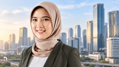 Dyah Rahadyannie Direktur Utama PPRO dalam ilustrasi transformasi perusahaan properti
