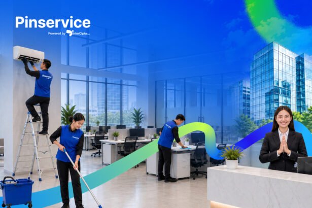 Layanan Pinservice powered by Intercipta untuk pengelolaan fasilitas gedung perkantoran di sektor komersial dan industri