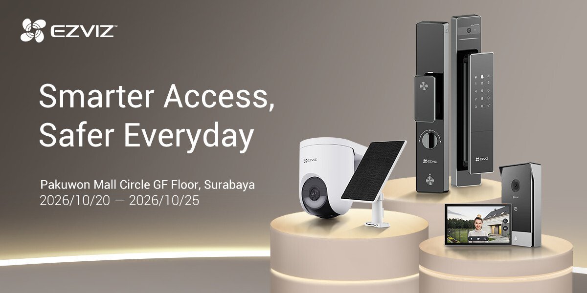 Smart Lock EZVIZ Hadir di Surabaya, Ubah Cara Pemilik Rumah Amankan Pintu Masuk