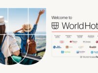 Logo WorldHotels dan jajaran 18 merek portofolio BWH Hotels termasuk Best Western, WorldHotels Collection, dan WorldHotels Rewards