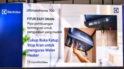 fitur water heater electrolux: Easy Drain pada Electrolux UltimateHome Series sebagai satu satunya water heater yang bisa dikuras sendiri cukup buka katup stop kran